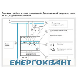 Діммер Hager EV100