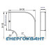 Горизонтальний кут DKC CPO 90 90 ° 500х100