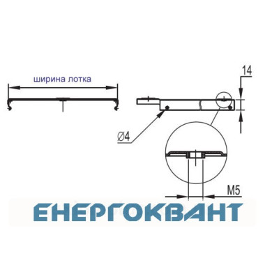 Кришка на лоток 200 мм DKC 35524