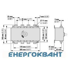 Рубильник Eaton Moeller 1814411 DMV-400N / 3