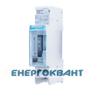 Таймер Hager EH011 16А, 1НO