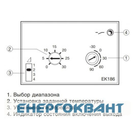 Термореле Hager EK186