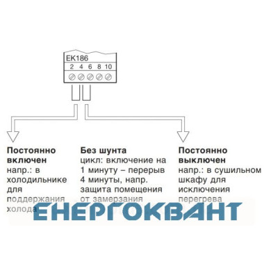 Термореле Hager EK186