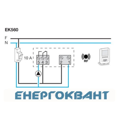 Термостат Hager EK560 Термостат Hager EK560