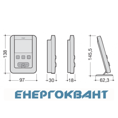 Термостат Hager EK560 Термостат Hager EK560