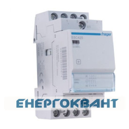 Контактор 25A ESC425 (4НО, 230В) 2м Hager