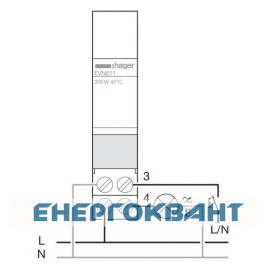 Діммер Hager EVN011