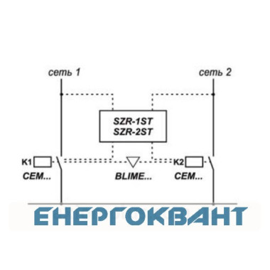 Реле автоматичного включення резерву SZR-1ST ETI Реле автоматичного включення резерву SZR-1ST ETI