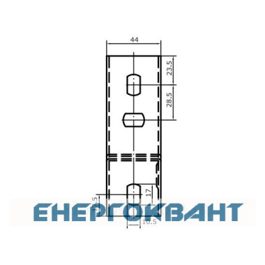 Полегшена консоль ML 150 мм DKC FC34106