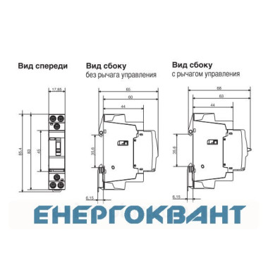Контактор Hager 25A ESC225 (2НО, 230В) 1м