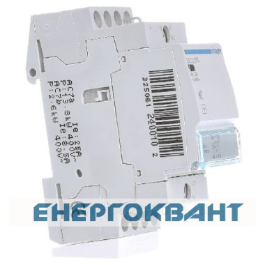 Модульний контактор ESC325S (25A, 3НО, 230В) Hager