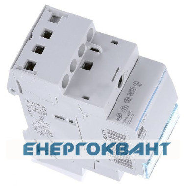 Модульний контактор ESC325S (25A, 3НО, 230В) Hager