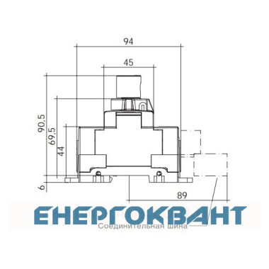 Перемикач Hager HI403R до 50мм2