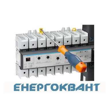 Перемикач АВР Hager HIC408A з мотопріводом