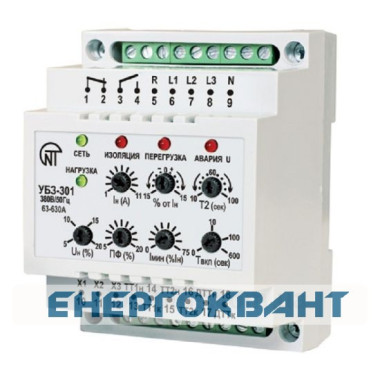 Реле захисту двигуна УБЗ-301 (63-630А)