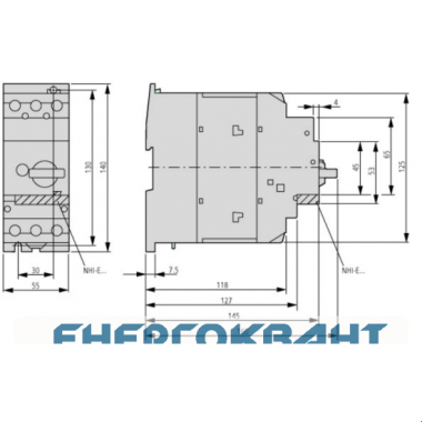 Автомат для захисту двигуна Eaton Moeller PKZM4-58