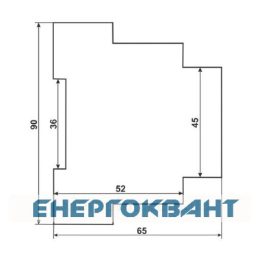 Реле напруги РН-112 100В Новатек-Електро