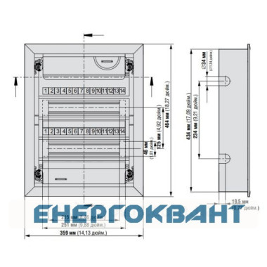 Щит Eaton Moeller KLV-24UPS-F