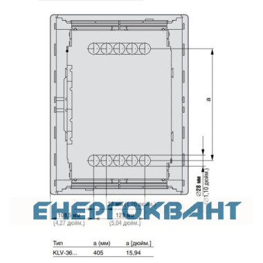 Щит Eaton Moeller KLV-36UPS-F