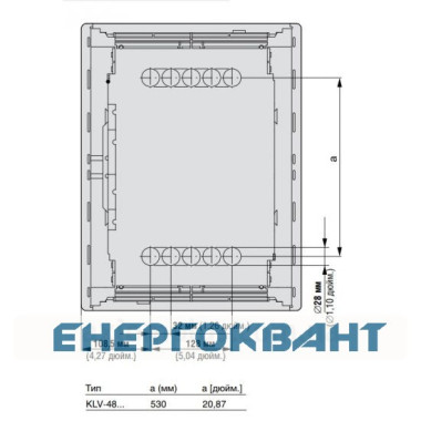 Щит Eaton Moeller KLV-48UPS-F