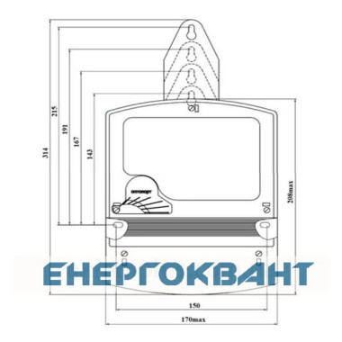 Електролічильник NIK 2303 АП1Т (5-100А)