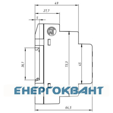 Автоматичний перемикач фаз ПЕФ-320 16А
