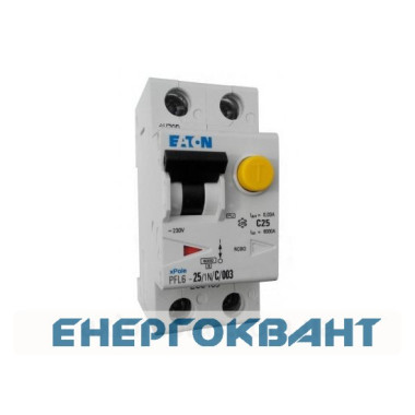 Діфф.автомат Eaton (Moeller) PFL6-16 / 1N / C / 003
