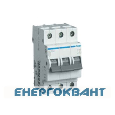 Силовий автомат MB310A (3р, В, 10А) Hager