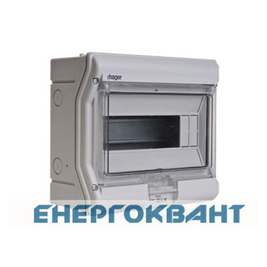 Щит накладної Vector VE110D на 10 модулів Hager