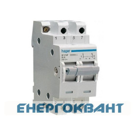 Перемикач введення резерву Hager SF219G 2P 40 А I-0-II