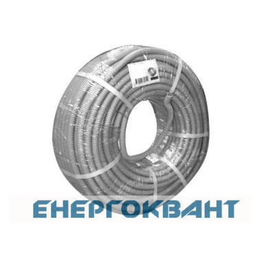 Гофрована труба Ø25мм, з протяжкою, 50м, сіра, DKC