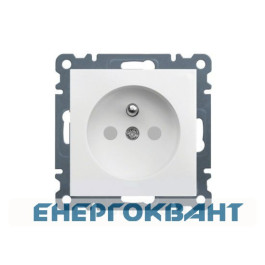 Розетка з з / к WL1020 Lumina-2, біла, Hager