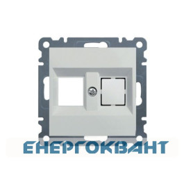 Панель подвійна для RJ12 / RJ45 WL2320 Lumina-2, біла, Hager