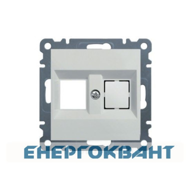 Панель подвійна для RJ12 / RJ45 WL2320 Lumina-2, біла, Hager
