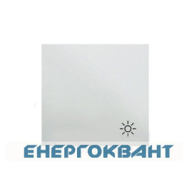 Клавіша з символом «Світло» WL6020 Lumina-2, біла, Hager