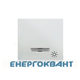 Клавіша з символом «Світло» з підсвічуванням WL6120 Lumina-2, біла, Hager