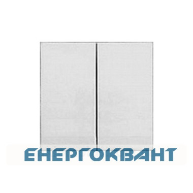 Кнопка 2-клавішного вимикача, біла, Hager, Polo.Optima