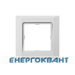 Рамка одинарна біла OPTIMA