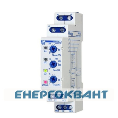 Реле контролю фаз Новатек-Електро РНПП-312