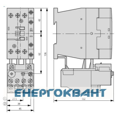 Теплове реле Eaton Moeller ZB32-32
