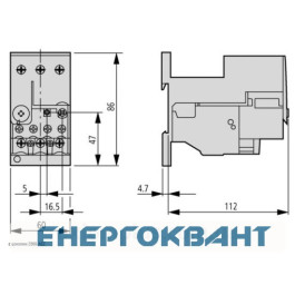 Теплове реле Eaton Moeller ZB65-40