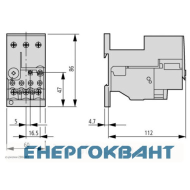 Теплове реле Eaton Moeller ZB65-40