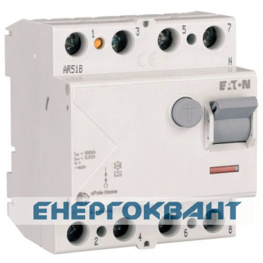 Пристрій захисного відключення (Moeller) Eaton HNC-25/4/003 Пристрій захисного відключення (Moeller) Eaton HNC-25/4/003