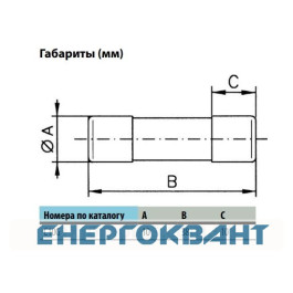 Запобіжник Eaton Moeller Cylindrical fuse 10x38 32A GG 400V AC