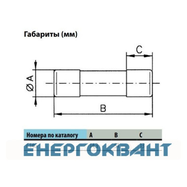 Запобіжник Eaton Moeller Cylindrical fuse 14x51 40A GG 500V AC