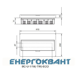 Щит Eaton Moeller BC-U-1/18-ECO