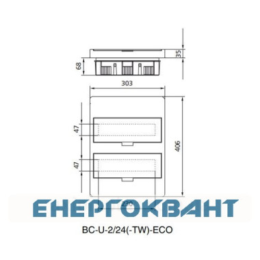 Щит Eaton Moeller BC-U-2/24-ECO