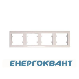 Рамка 4-кратна WL5241 Lumina-2, горизонтальна, кремова, Hager