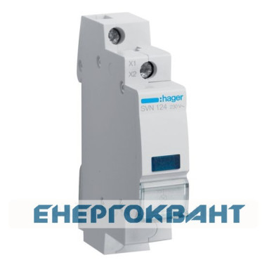 Сигнальна лампа SVN 124, синя, Hager