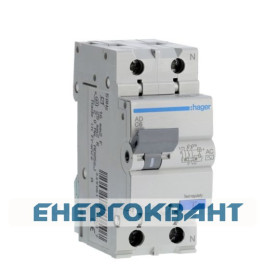 Діф.виключатель Hager AD890J 40 А 1 + N,